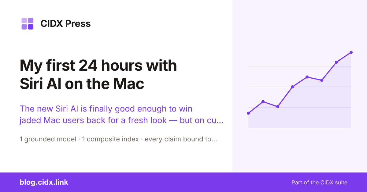 My first 24 hours with Siri AI on the Mac
